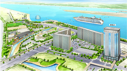 日本IR开发商在大阪的梦岛旁购买土地